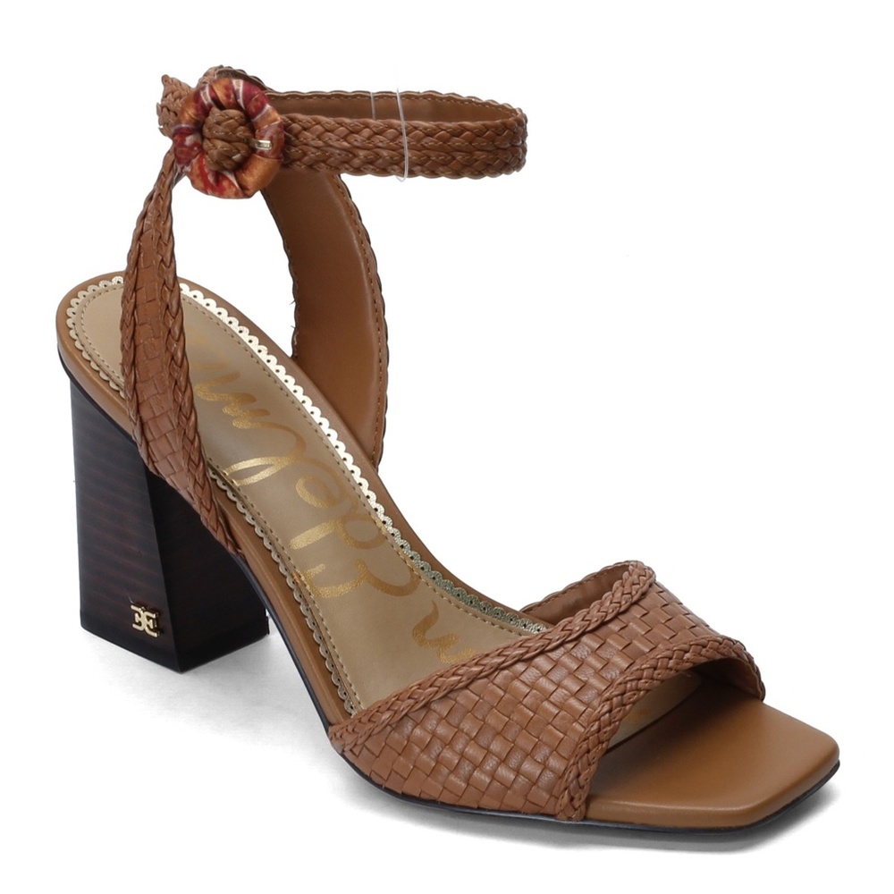 Sam Edelman, Danee Block Heel, size 8. Light Brown.